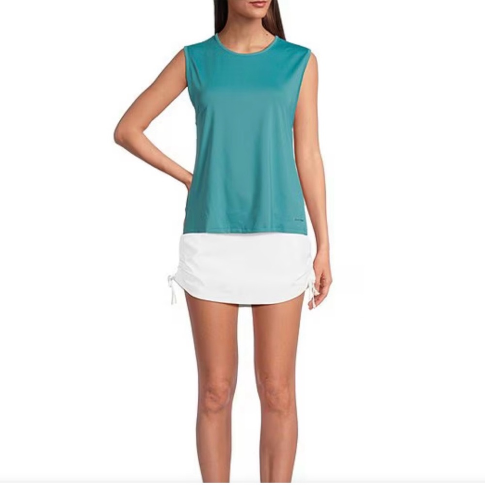 Columbia white skort